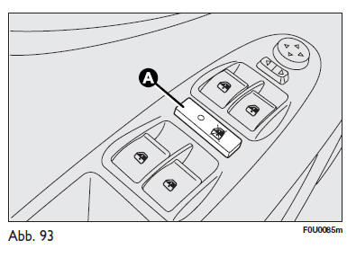 Fiat Punto. Initialisierung des systems der fensterheber