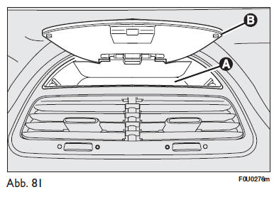 Fiat Punto. Ablagefach am armaturenbrett