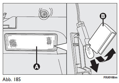 Fiat Punto. Ausstiegleuchten