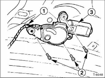 Wischermotor fur heckscheibe aus- und einbauen