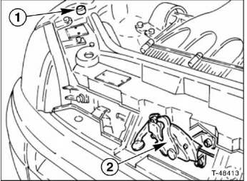 Fiat Punto Reparaturanleitung | Motorhaubenverkleidung aus- und